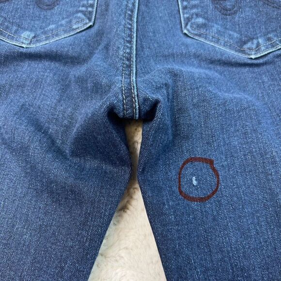 AG Adriano Goldschmied Jeans Womens Size 25R Mari High Rise Slim Straight Dark - Picture 11 of 11